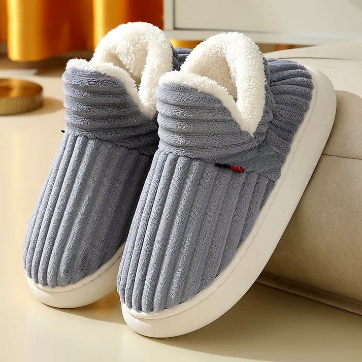 Comfortabele pantoffels met fleece voering