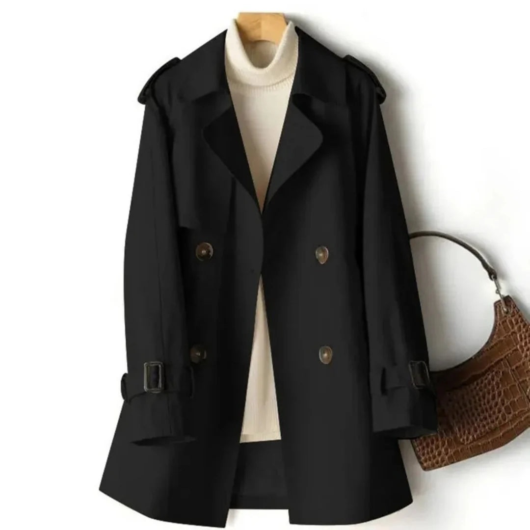 lange trenchcoat voor dames