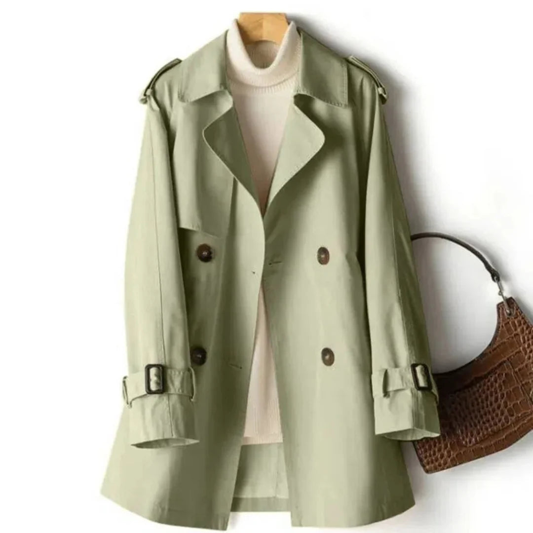 lange trenchcoat voor dames