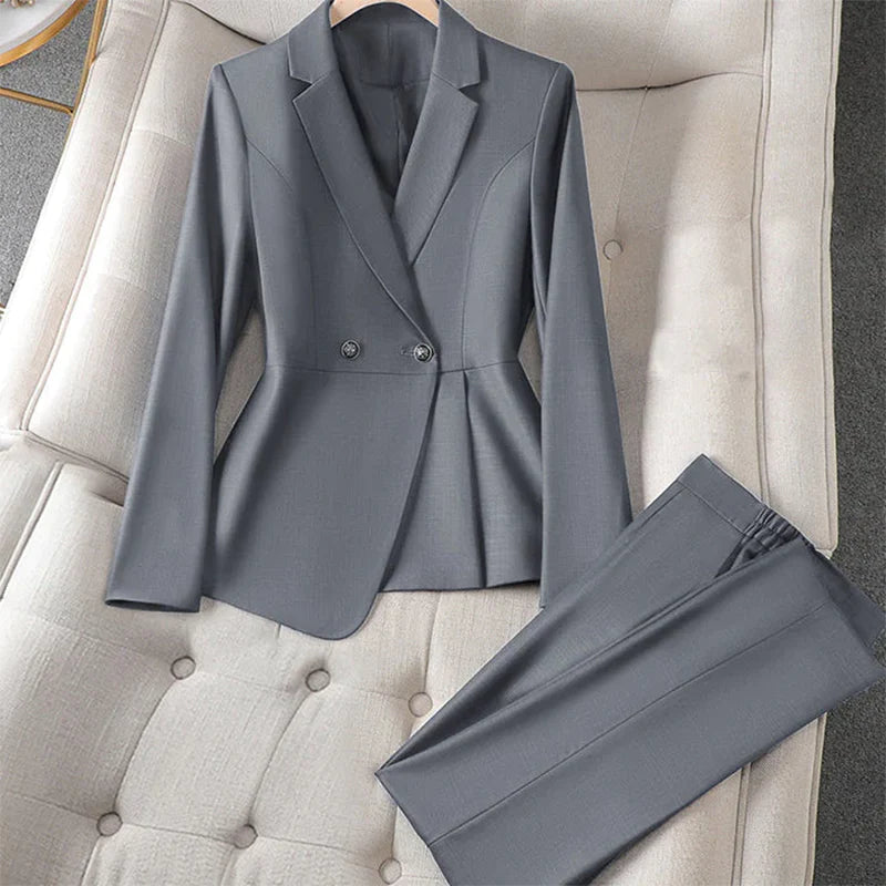 Elegante flexibele blazer-set voor dames