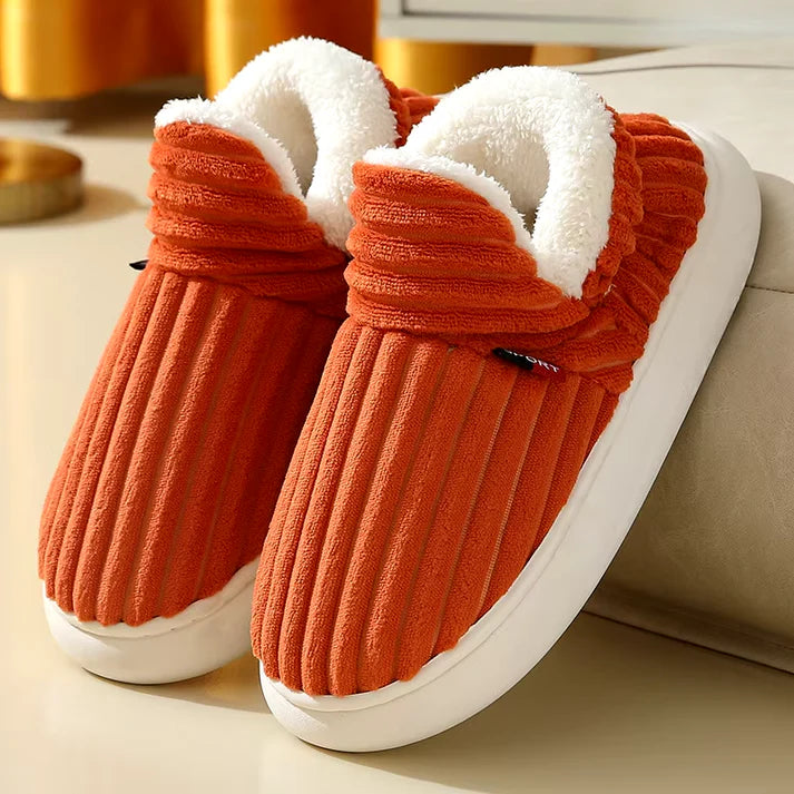 Comfortabele pantoffels met fleece voering